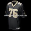 NFL234d5bG05-78c245 Mens Nike Will Clapp Black New Orleans Saints Team Game Jersey