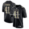 Mens Nike Alvin Kamara Carbon Black New Orleans Saints Fashion Game Jersey