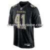 Mens Nike Alvin Kamara Carbon Black New Orleans Saints Fashion Game Jersey