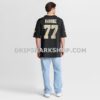 Mens Nike Dillon Radunz Black New Orleans Saints Team Game Jersey