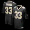 Mens Nike Jonas Sanker Black New Orleans Saints Team Game Jersey