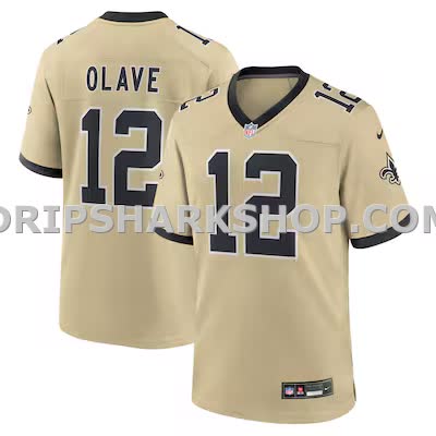 Mens Nike Chris Olave Gold New Orleans Saints Gameday Golds Alternate Game Player Jersey