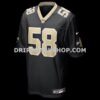 NFL23604bG05-25ad74 Mens Nike Chris Rumph Ii Black New Orleans Saints Team Game Jersey
