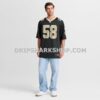 NFL23604bG10-1a0861 Mens Nike Chris Rumph Ii Black New Orleans Saints Team Game Jersey