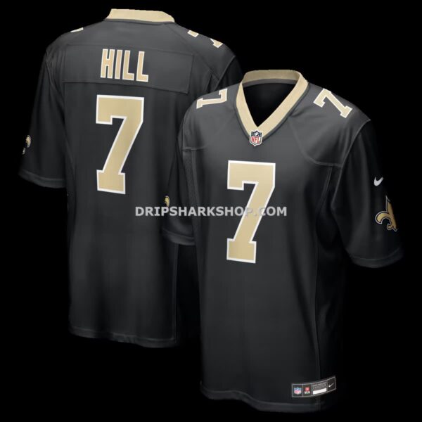 Mens Nike Taysom Hill Black New Orleans Saints Game Jersey