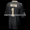 Mens Nike Number 1 Groom Black New Orleans Saints Game Jersey