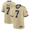 Mens Nike Taysom Hill Gold New Orleans Saints Gameday Golds Alternate Game Player Jersey
