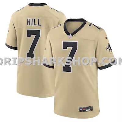 Mens Nike Taysom Hill Gold New Orleans Saints Gameday Golds Alternate Game Player Jersey