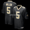 Mens Nike Kendre Miller Black New Orleans Saints Team Game Jersey