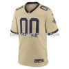 NFL23753bG05-f60521 Mens Nike Gold New Orleans Saints Gameday Golds Alternate Custom Game Jersey
