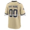 NFL23753bG06-0eb589 Mens Nike Gold New Orleans Saints Gameday Golds Alternate Custom Game Jersey