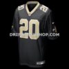 Mens Nike Pete Werner Black New Orleans Saints Game Jersey