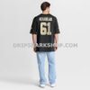 NFL237708G11-d2da69 Mens Nike Drew Desjarlais Black New Orleans Saints Game Player Jersey