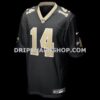 Mens Nike Devaughn Vele Black New Orleans Saints Team Game Jersey