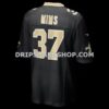 Mens Nike Jordan Mims Black New Orleans Saints Team Game Jersey