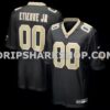 Mens Nike Travis Etienne Jr Black New Orleans Saints Game Jersey