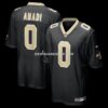 Mens Nike Ugo Amadi Black New Orleans Saints Team Game Jersey