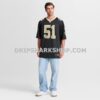 Mens Nike Cesar Ruiz Black New Orleans Saints Player Game Jersey