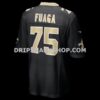 Mens Nike Taliese Fuaga Black New Orleans Saints Game Jersey