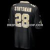NFL23a3a3G06-474a44 Mens Nike Danny Stutsman Black New Orleans Saints Team Game Jersey