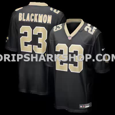 Mens Nike Julian Blackmon Black New Orleans Saints Team Game Jersey