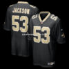 Mens Nike Rickey Jackson Black New Orleans Saints Retired Player Jersey