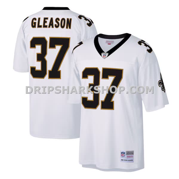 Mens Mitchell And Ness Steve Gleason White New Orleans Saints Big And Tall 2006 Retired Player Replica Jersey Pi4995000