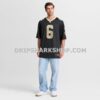 Mens Nike Tyler Shough Black New Orleans Saints Game Jersey