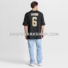Mens Nike Tyler Shough Black New Orleans Saints Game Jersey