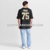 Mens Nike Taliese Fuaga Black New Orleans Saints Player Game Jersey