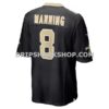 Mens Nike Archie Manning Black New Orleans Saints Retired Player Game Jersey