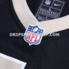Mens Nike Archie Manning Black New Orleans Saints Retired Player Game Jersey