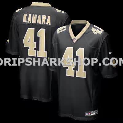 Mens Nike Alvin Kamara Black New Orleans Saints Game Jersey