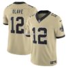 NFL23d088G04-9caff6 Mens Nike Chris Olave Gold New Orleans Saints Gameday Golds Alternate Vapor Fuse Limited Jersey