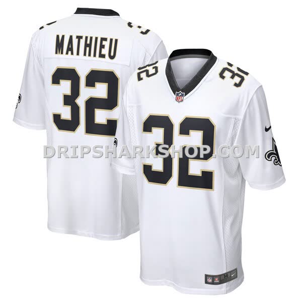 Mens Nike Tyrann Mathieu White New Orleans Saints Game Jersey Pi4899000