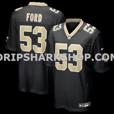 Mens Nike Jaylan Ford Black New Orleans Saints Game Jersey