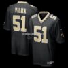 Mens Nike Jonathan Vilma Black New Orleans Saints Game Retired Player Jersey