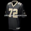 Mens Nike Asim Richards Black New Orleans Saints Team Game Jersey