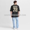 Mens Nike Asim Richards Black New Orleans Saints Team Game Jersey