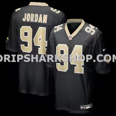 Mens Nike Cameron Jordan Black New Orleans Saints Team Game Jersey