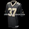 Mens Nike Steve Gleason Black New Orleans Saints Game Retired Player Jersey