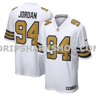 Mens Nike Cameron Jordan White New Orleans Saints Alternate Game Jersey