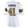 Mens Nike Alvin Kamara White New Orleans Saints Alternate Vapor Fuse Limited Jersey