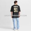 Mens Nike Vernon Broughton Black New Orleans Saints Team Game Jersey
