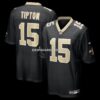 Mens Nike Mason Tipton Black New Orleans Saints Team Game Jersey