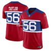NFL240177G04-0aa355 Mens Nike Lawrence Taylor Century Red New York Giants Alternate Vapor Fuse Retired Player Limited Jersey