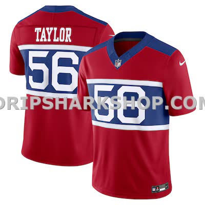 Mens Nike Lawrence Taylor Century Red New York Giants Alternate Vapor Fuse Retired Player Limited Jersey