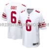 Mens Nike Jaxson Dart White New York Giants Game Jersey