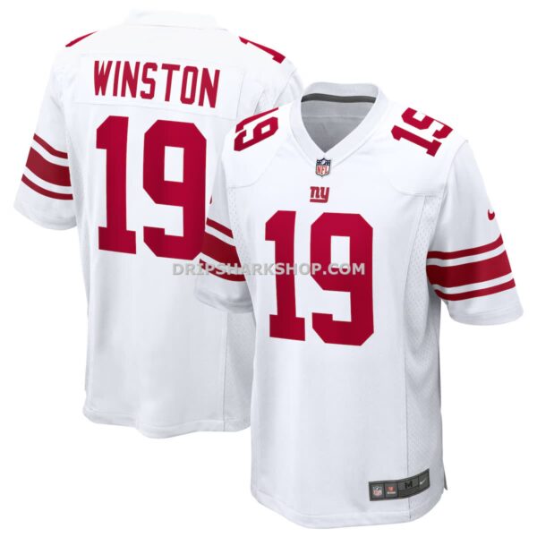 NFL240f28G04-ef773c Mens Nike Jameis Winston White New York Giants Game Jersey