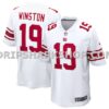 NFL240f28M01-43a294 Mens Nike Jameis Winston White New York Giants Game Jersey